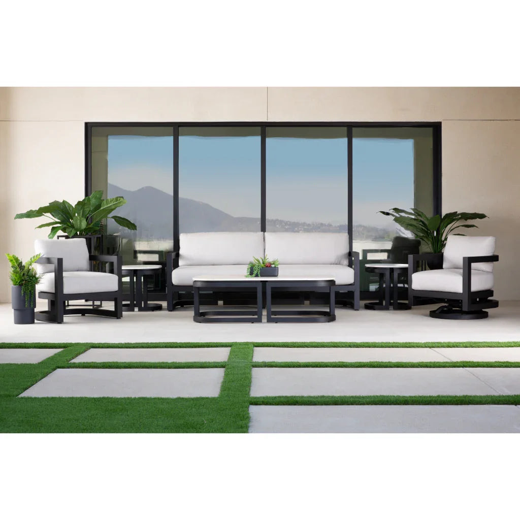 Malibu Aluminum Framed Outdoor Coffee Table -- view 5