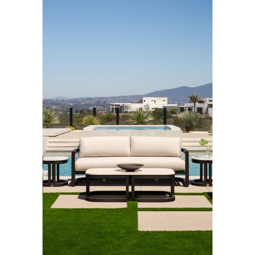Malibu Aluminum Framed Outdoor Coffee Table -- view 7