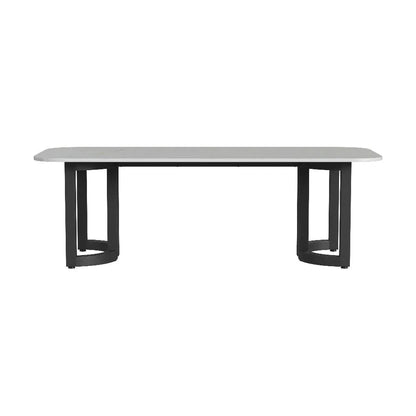 Malibu Aluminum Framed Outdoor Dining Table -- view 6