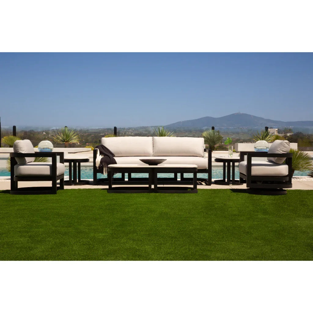 Malibu Aluminum Framed Outdoor End Table -- view 3