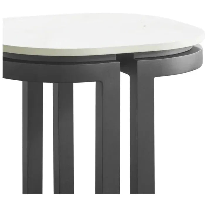 Malibu Aluminum Framed Outdoor End Table -- view 9