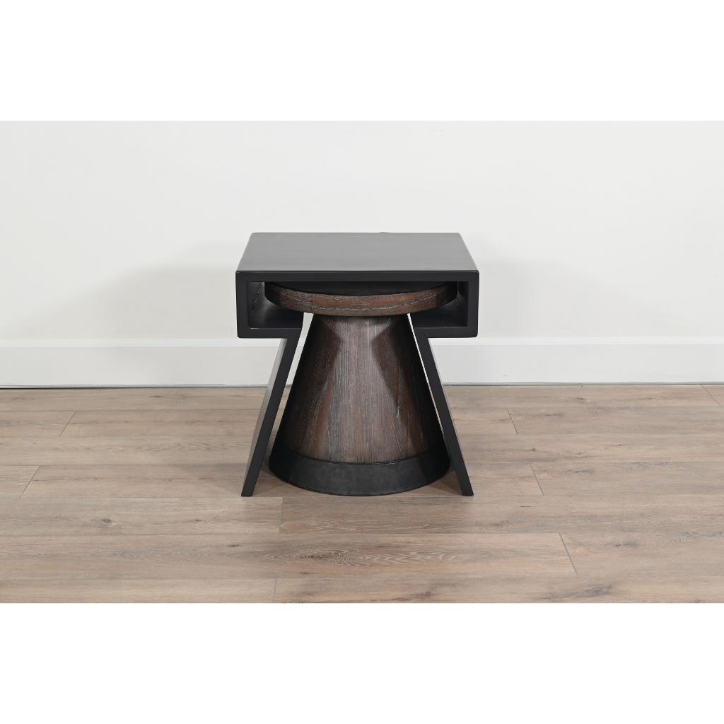 Sunny D Malibu Martini Nesting Accent Table with Stool