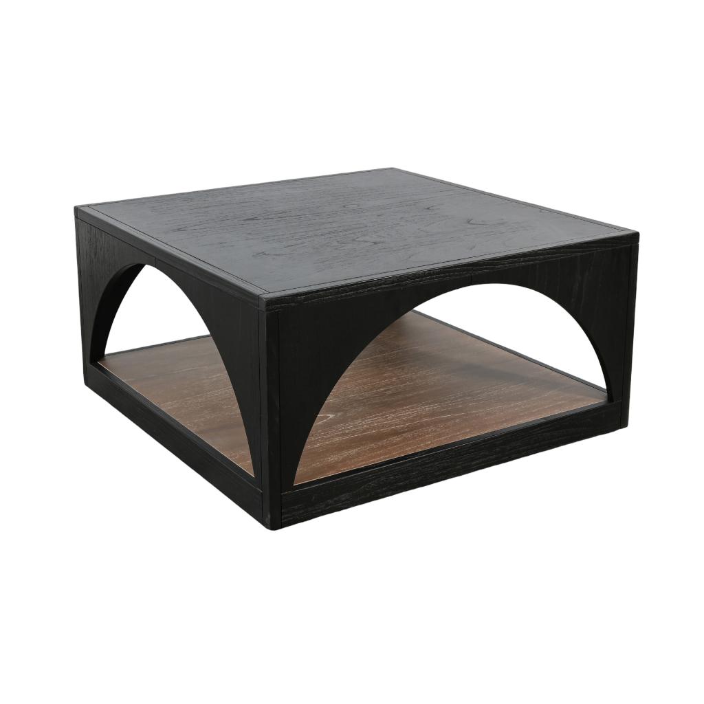 Sunny D Malibu Martini Wooden Square Coffee Table