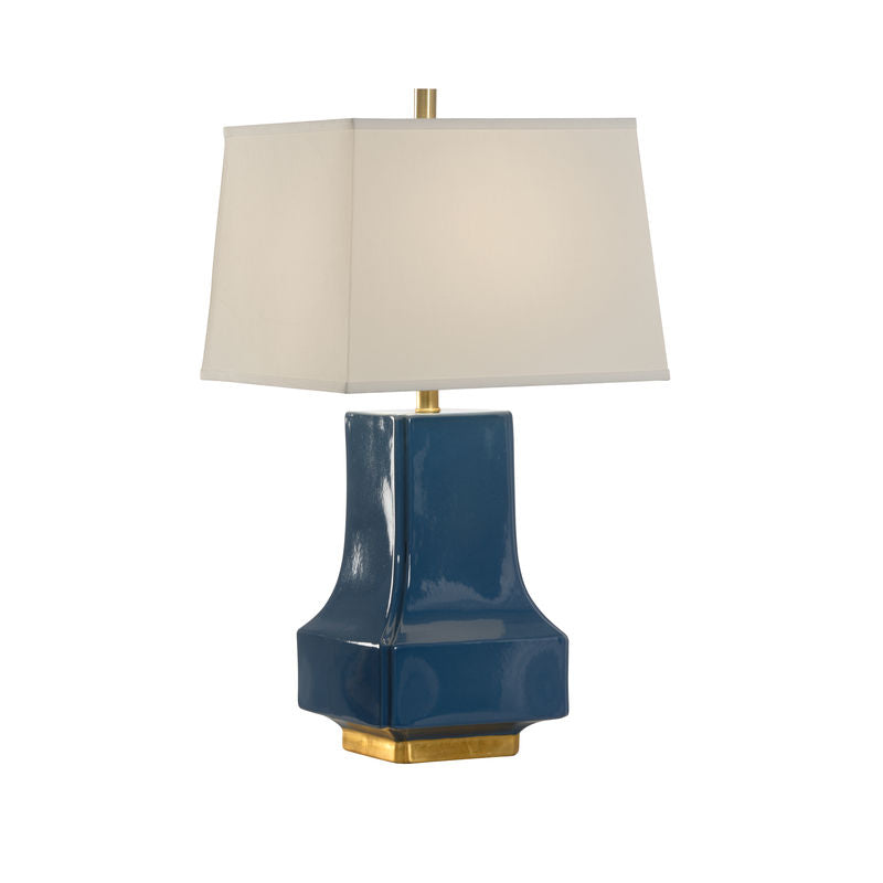 Wildwood Malone Blue Glaze Ceramic Table Lamp