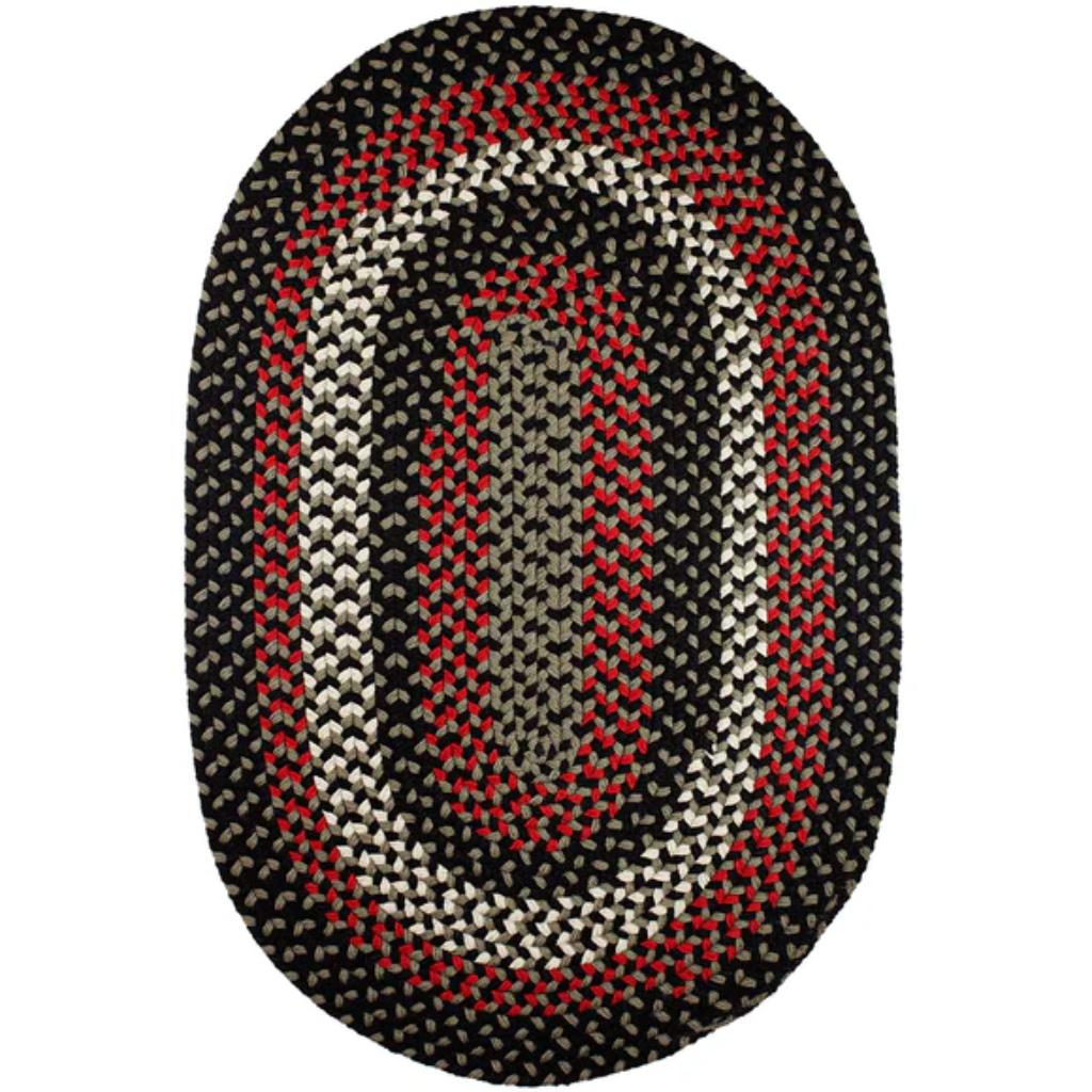 Rhody Rug Manhattan Braided Oval Reversible Area Rugs