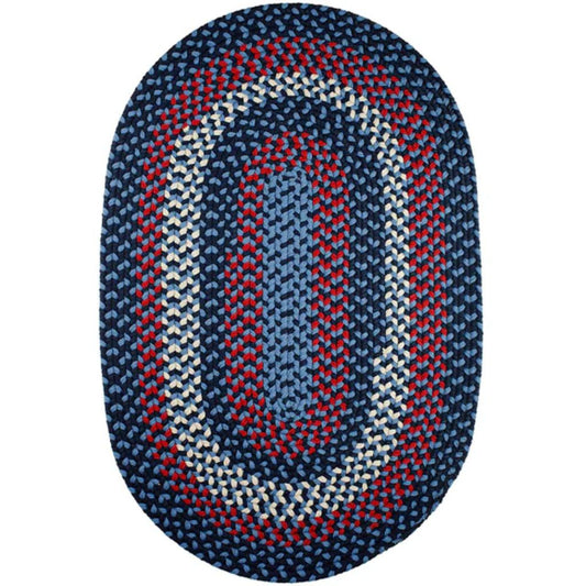 Rhody Rug Manhattan Braided Oval Reversible Area Rugs