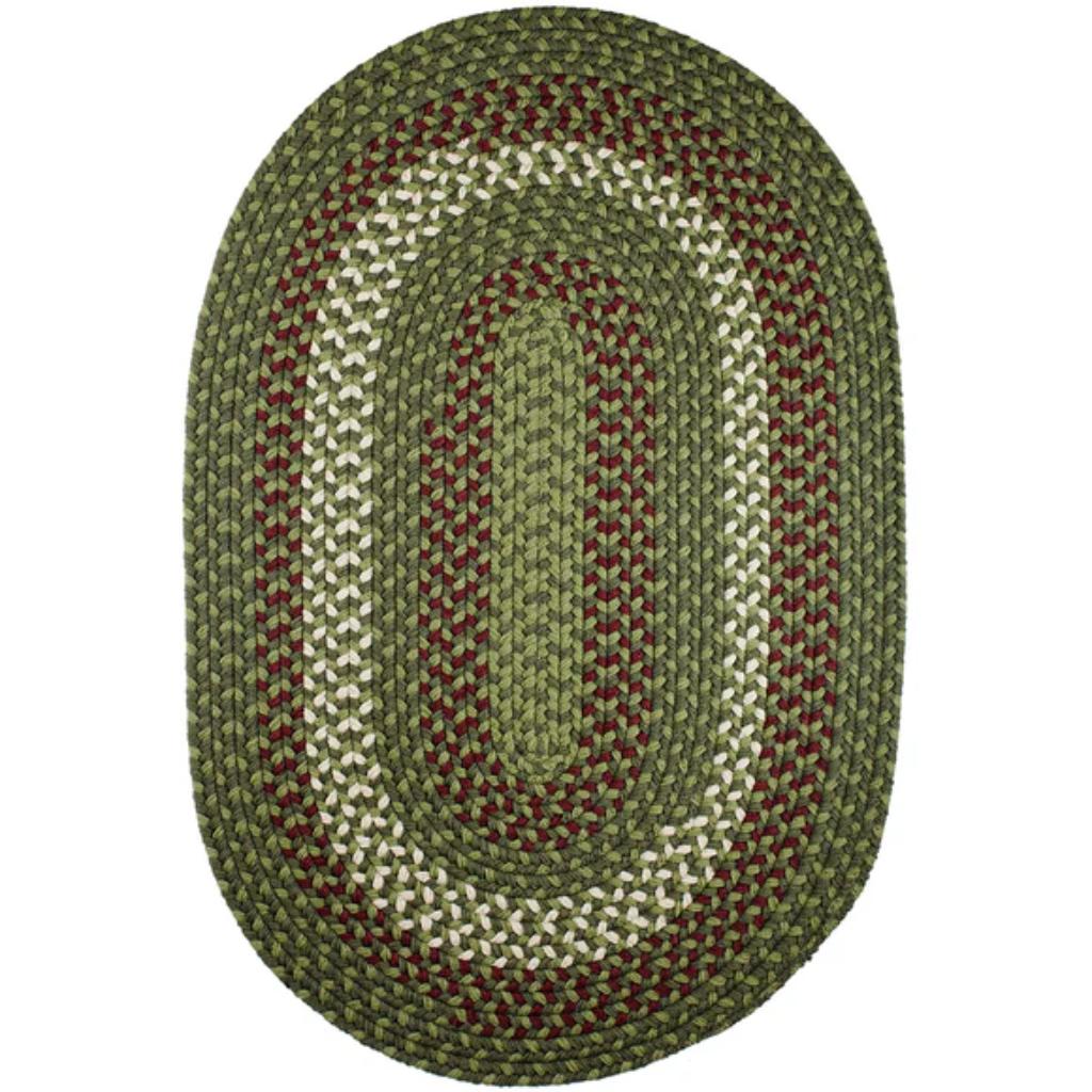 Rhody Rug Manhattan Braided Oval Reversible Area Rugs