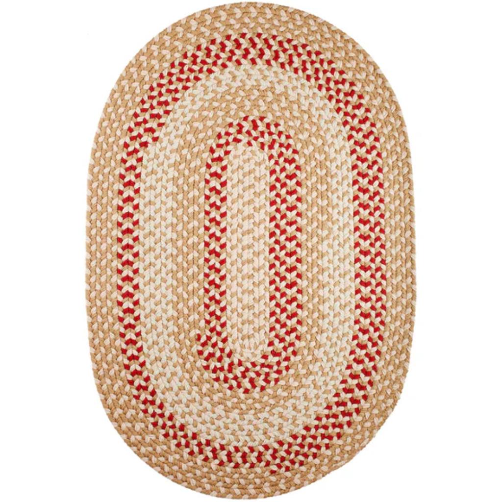 Rhody Rug Manhattan Braided Oval Reversible Area Rugs