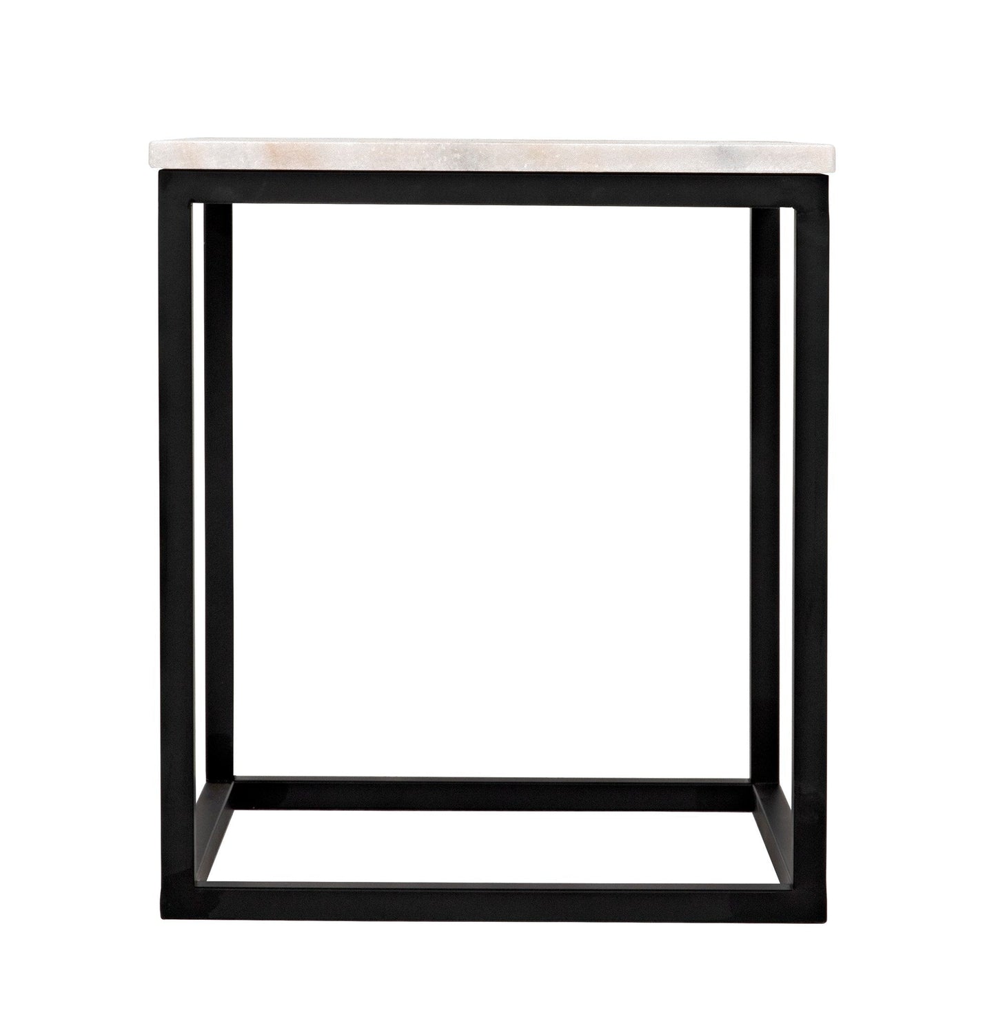 Manning Large Small Square Side Table-Side Tables-Noir-Sideboards and Things