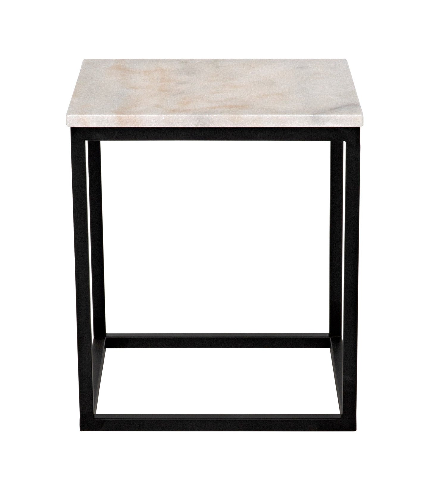 Manning Large Small Square Side Table-Side Tables-Noir-Sideboards and Things