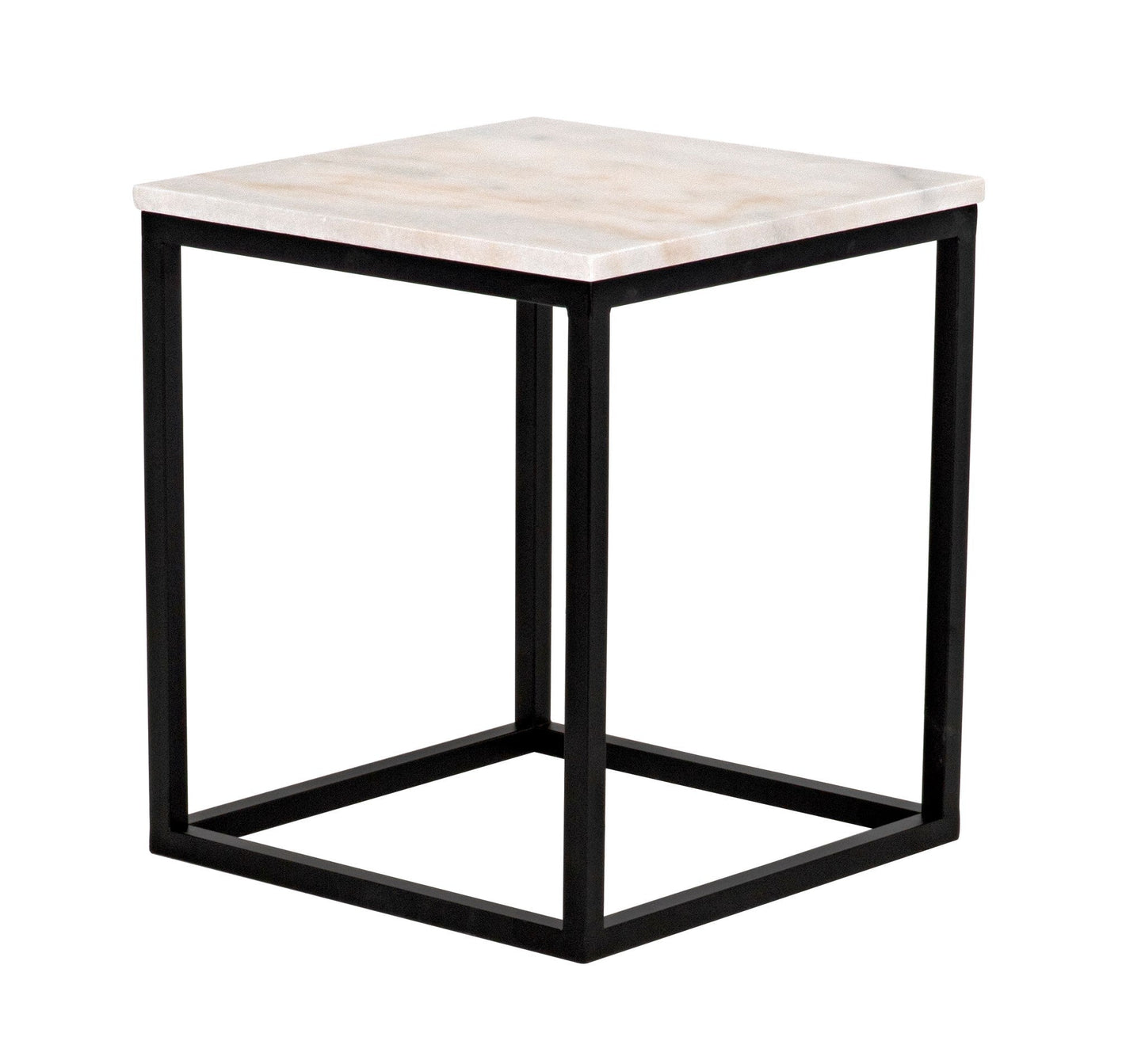 Manning Large Small Square Side Table-Side Tables-Noir-Sideboards and Things