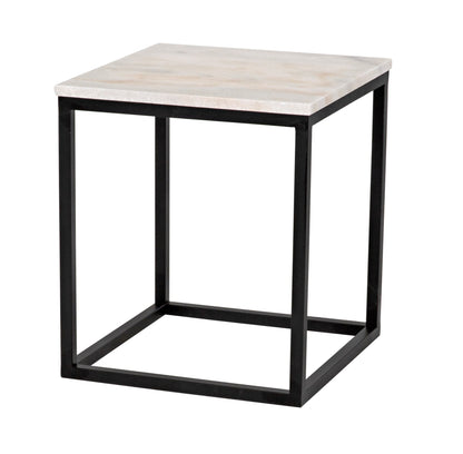 Manning Large Small Square Side Table-Side Tables-Noir-Sideboards and Things