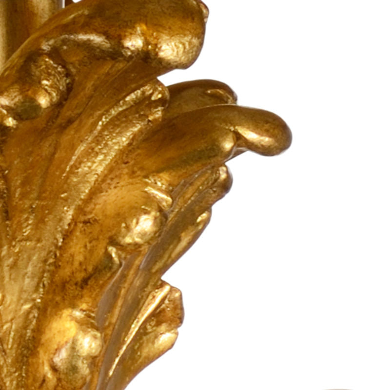 Wildwood Mar-A-Lago Gold Leaf Design Table Lamp