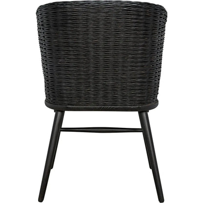 Marabu Chair, Charcoal Black with Leather