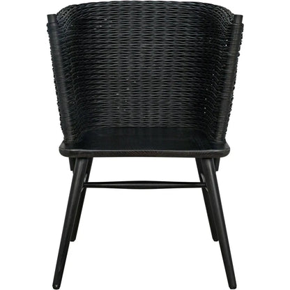 Marabu Chair, Charcoal Black with Leather