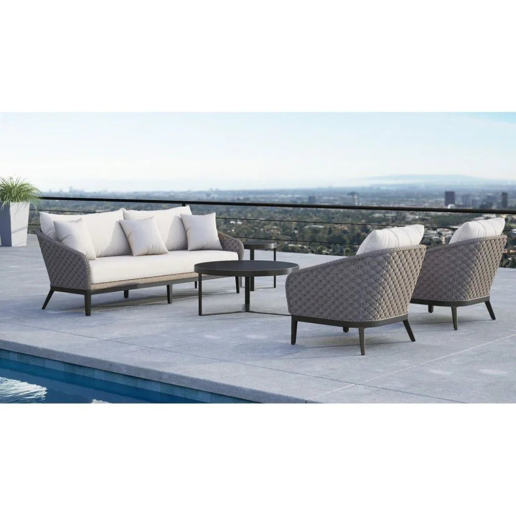 Marbella Sunbrella Outdoor Club Chair-Outdoor Accent Chairs-Sunset West-LOOMLAN