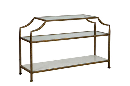 Marietta Iron Framed Rectangular Console Table