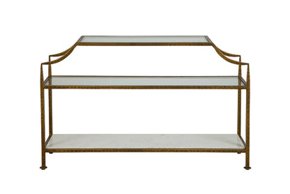 Marietta Iron Framed Rectangular Console Table