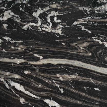 Marilyn Black Forest Marble Top Round Dining Table