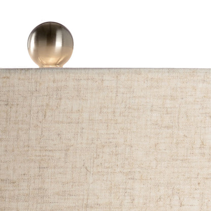 Marina White Glazed Ceramic Table Lamp - Ice-Table Lamps-Wildwood-LOOMLAN