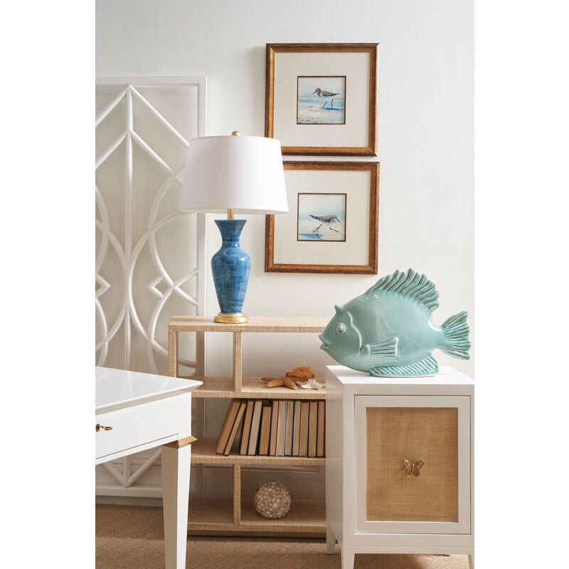 Chelsea House Mariposa White Side Table