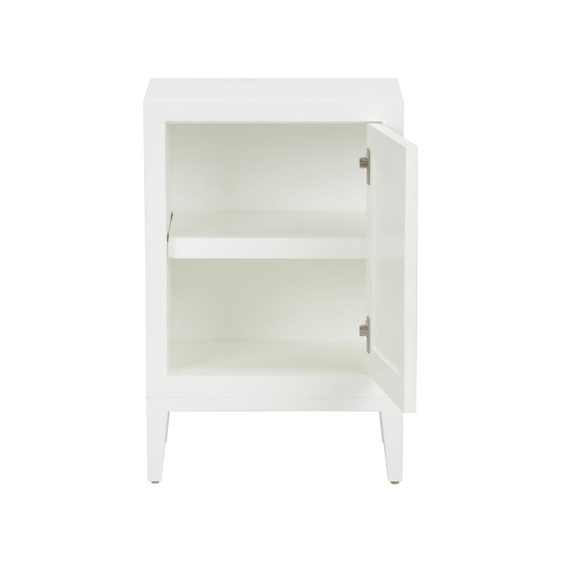 Chelsea House Mariposa White Side Table