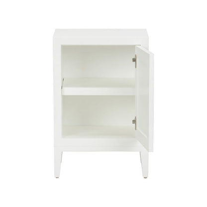 Chelsea House Mariposa White Side Table