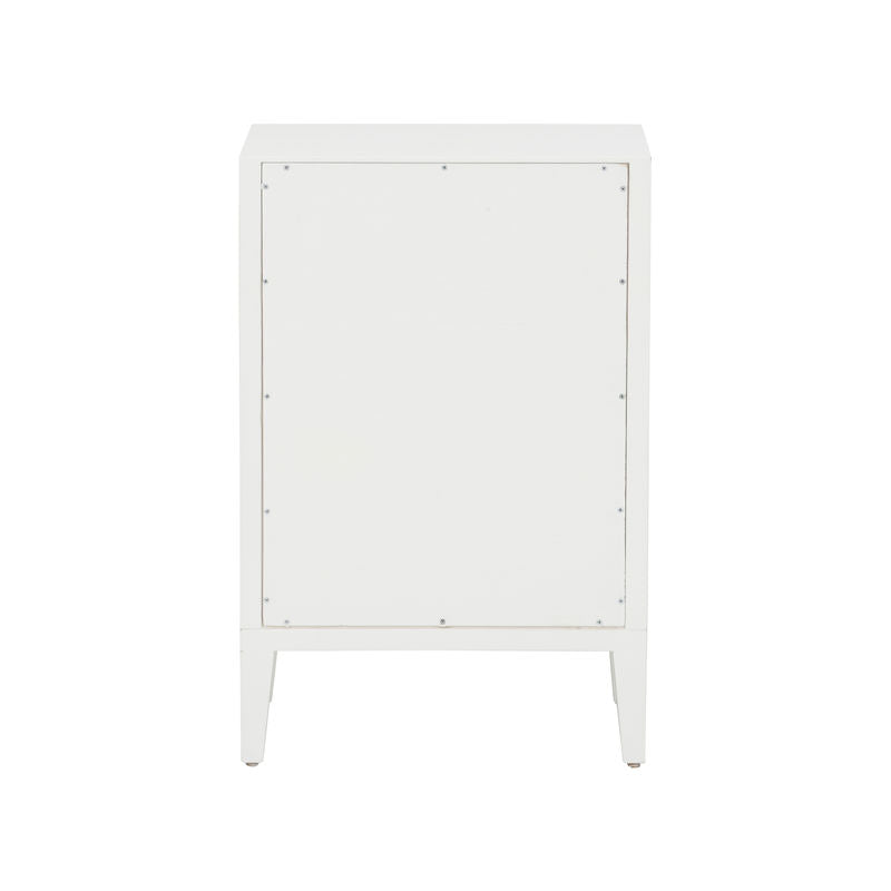 Chelsea House Mariposa White Side Table