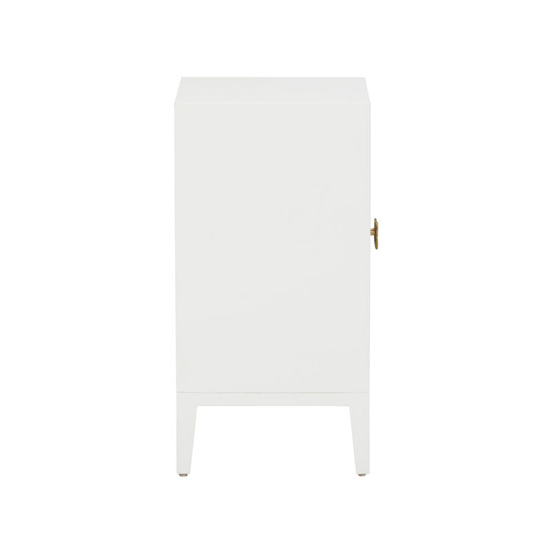 Chelsea House Mariposa White Side Table