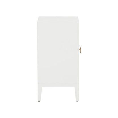 Chelsea House Mariposa White Side Table