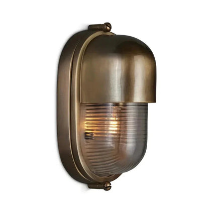 Maritime Brass Outdoor Wall Sconce