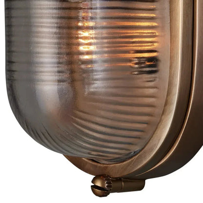 Maritime Brass Outdoor Wall Sconce