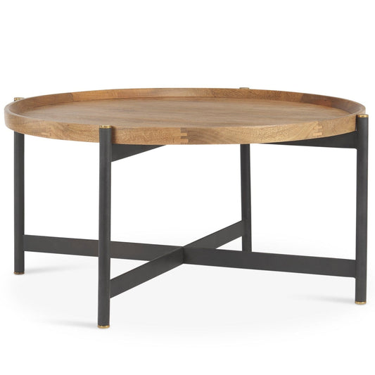 Mercana Marquisa Wood Top Coffee Table