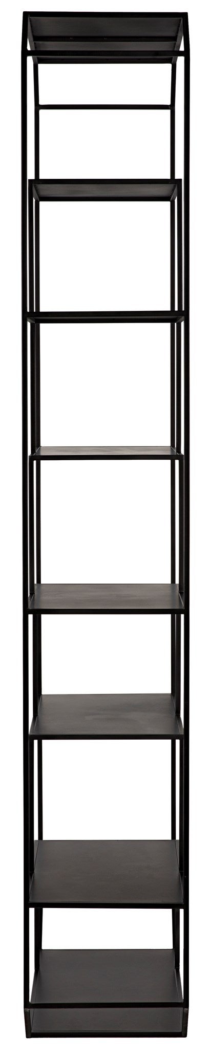 Marquise Bookcase, Black Steel-Bookcases-Noir-Sideboards and Things