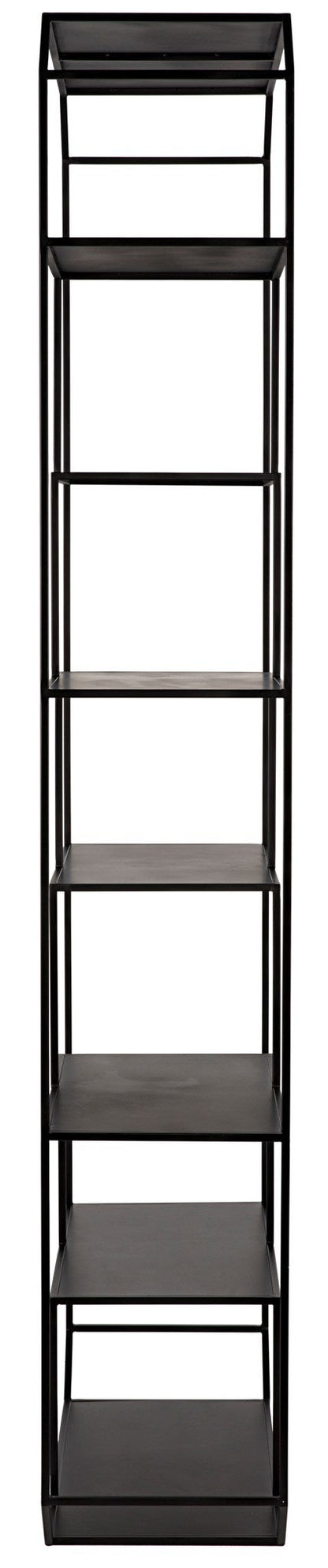 Marquise Bookcase, Black Steel-Bookcases-Noir-Sideboards and Things