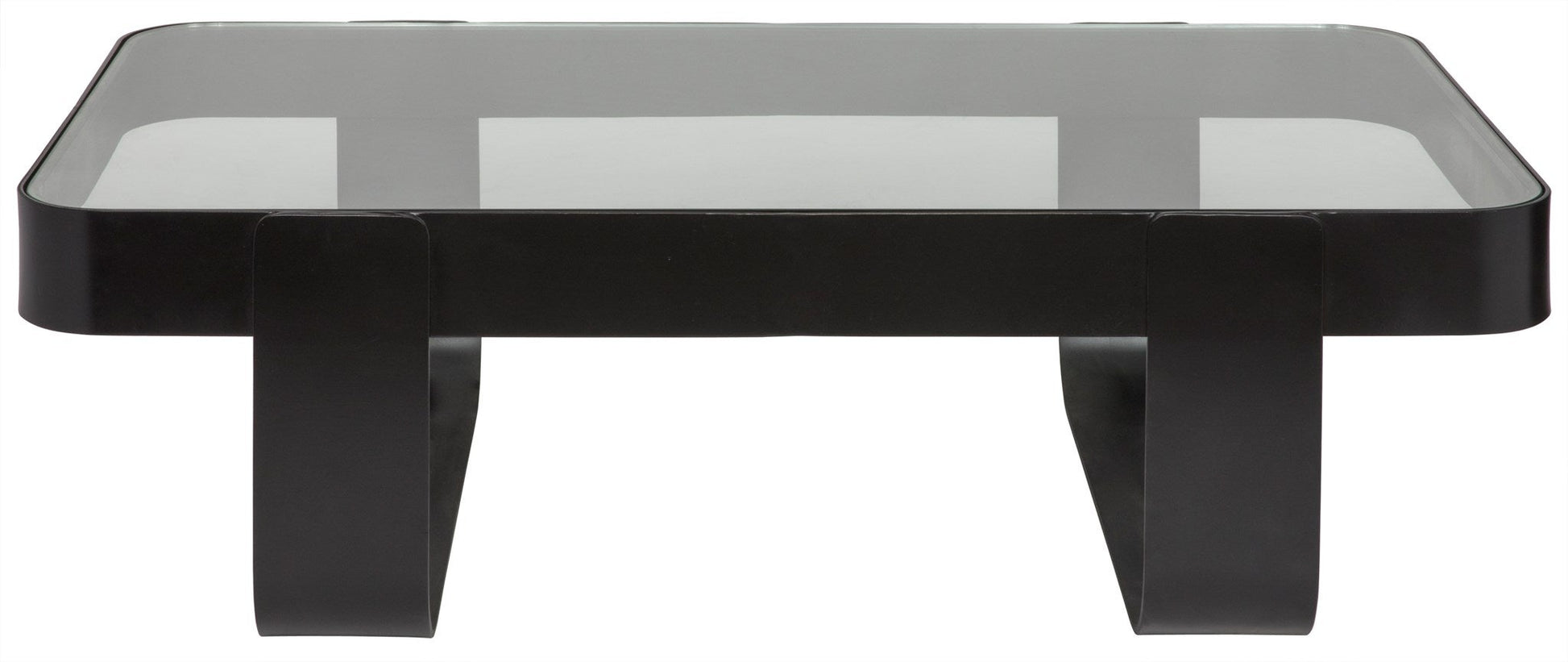 Marshall Black Steel Rectangle Coffee Table-Coffee Tables-Noir-Sideboards and Things