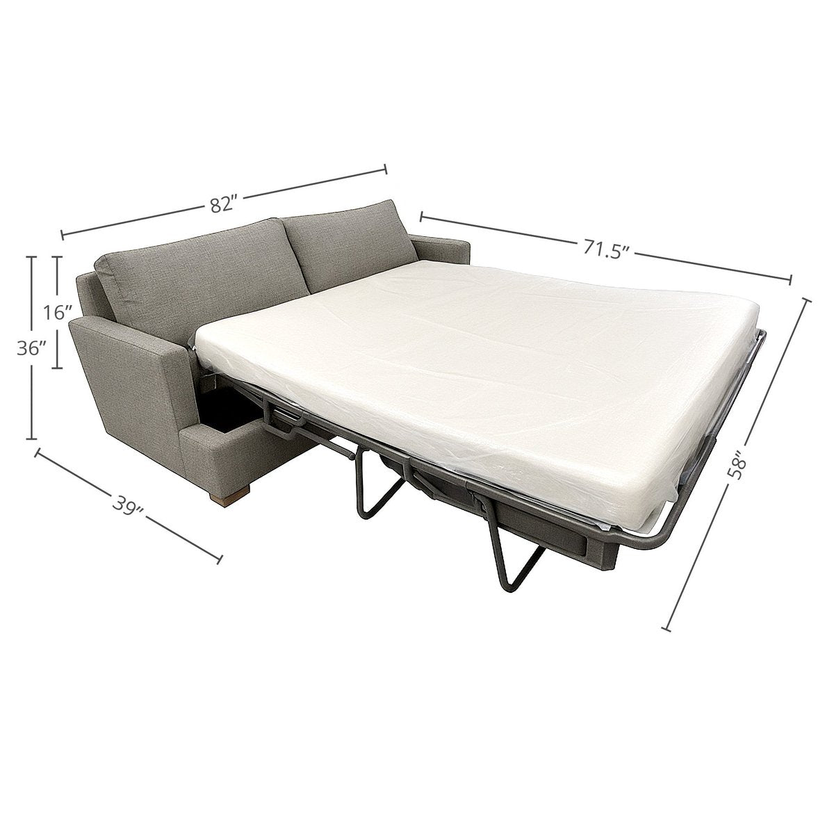 LH Home Martha Performance Fabric Sofa Bed