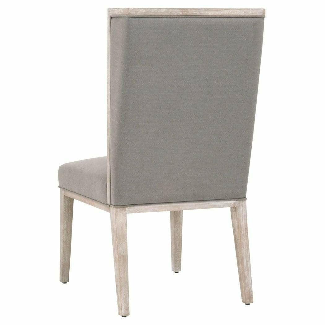 Martin Wing Chair Set of 2 LiveSmart Peyton-Slate Natural Gray Dining Chairs Sideboards and Things By Essentials For Living