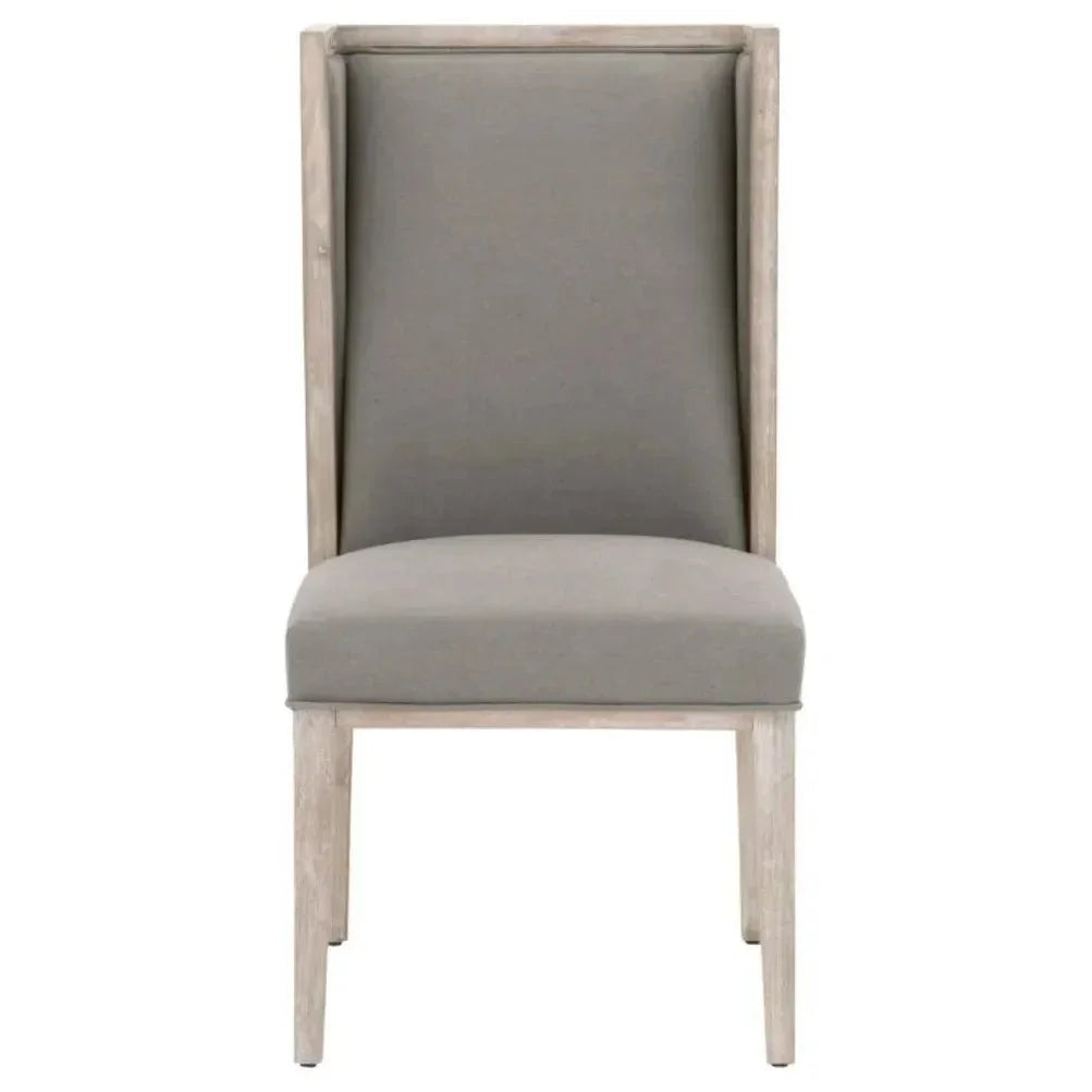 Essentials For Living Martin Wing Grey Performance Fabric Dining Chair 2PC