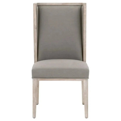 Essentials For Living Martin Wing Grey Performance Fabric Dining Chair 2PC