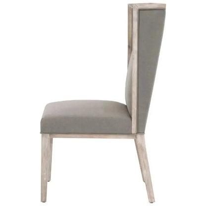 Essentials For Living Martin Wing Grey Performance Fabric Dining Chair 2PC
