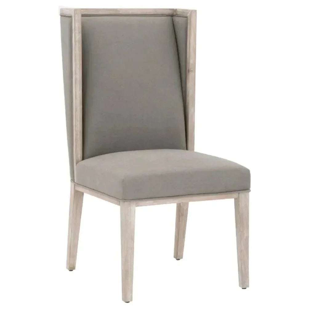 Essentials For Living Martin Wing Grey Performance Fabric Dining Chair 2PC