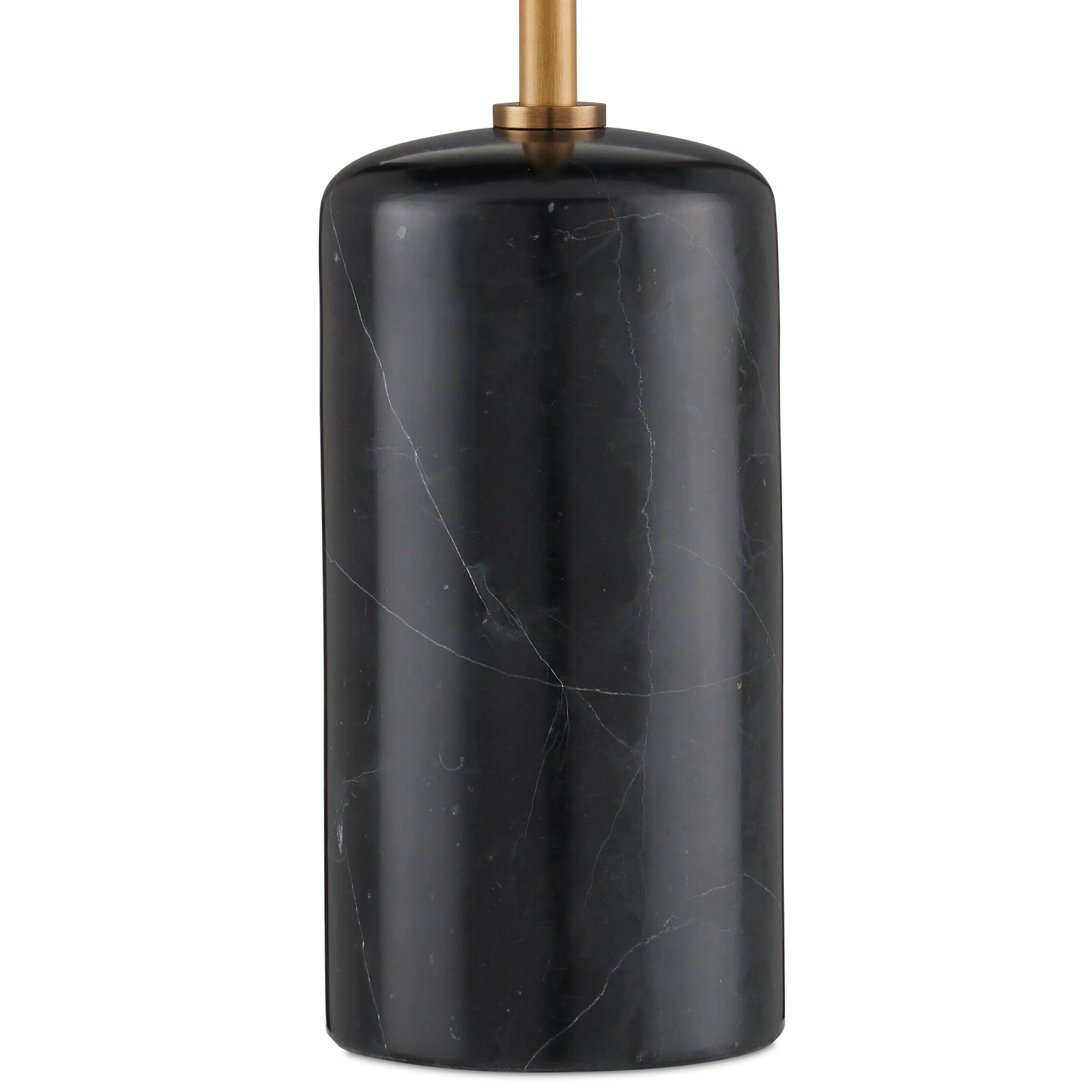 Martini Black Torchiere Table Lamp-Table Lamps-Currey & Co-Sideboards and Things