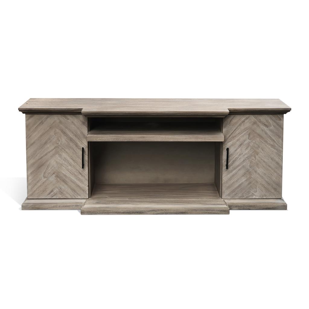 Sunny D Mason Two Doors Wooden Media Console
