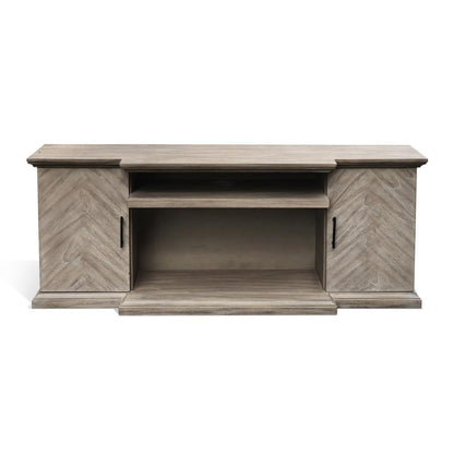 Sunny D Mason Two Doors Wooden Media Console