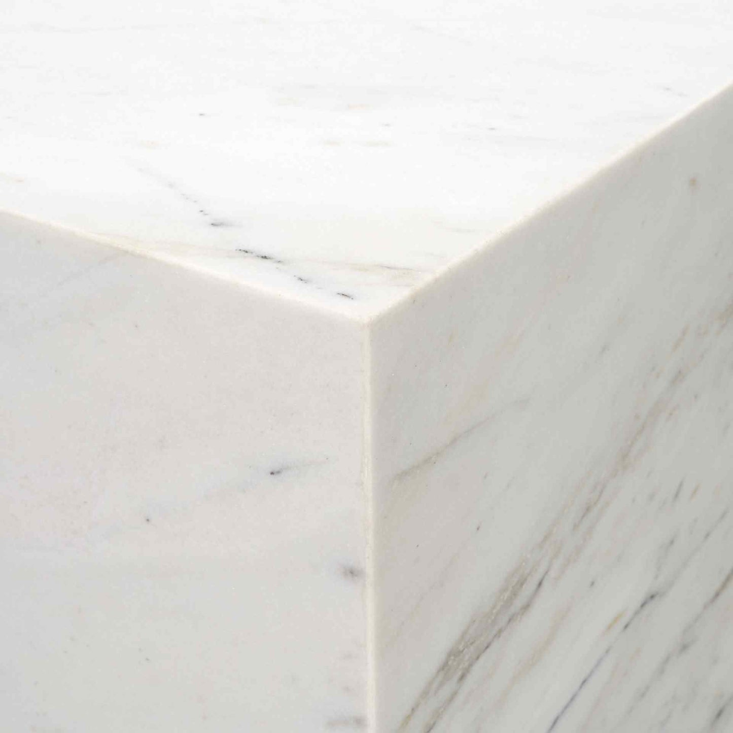 Mercana Matteo Solid Marble Square Side Table