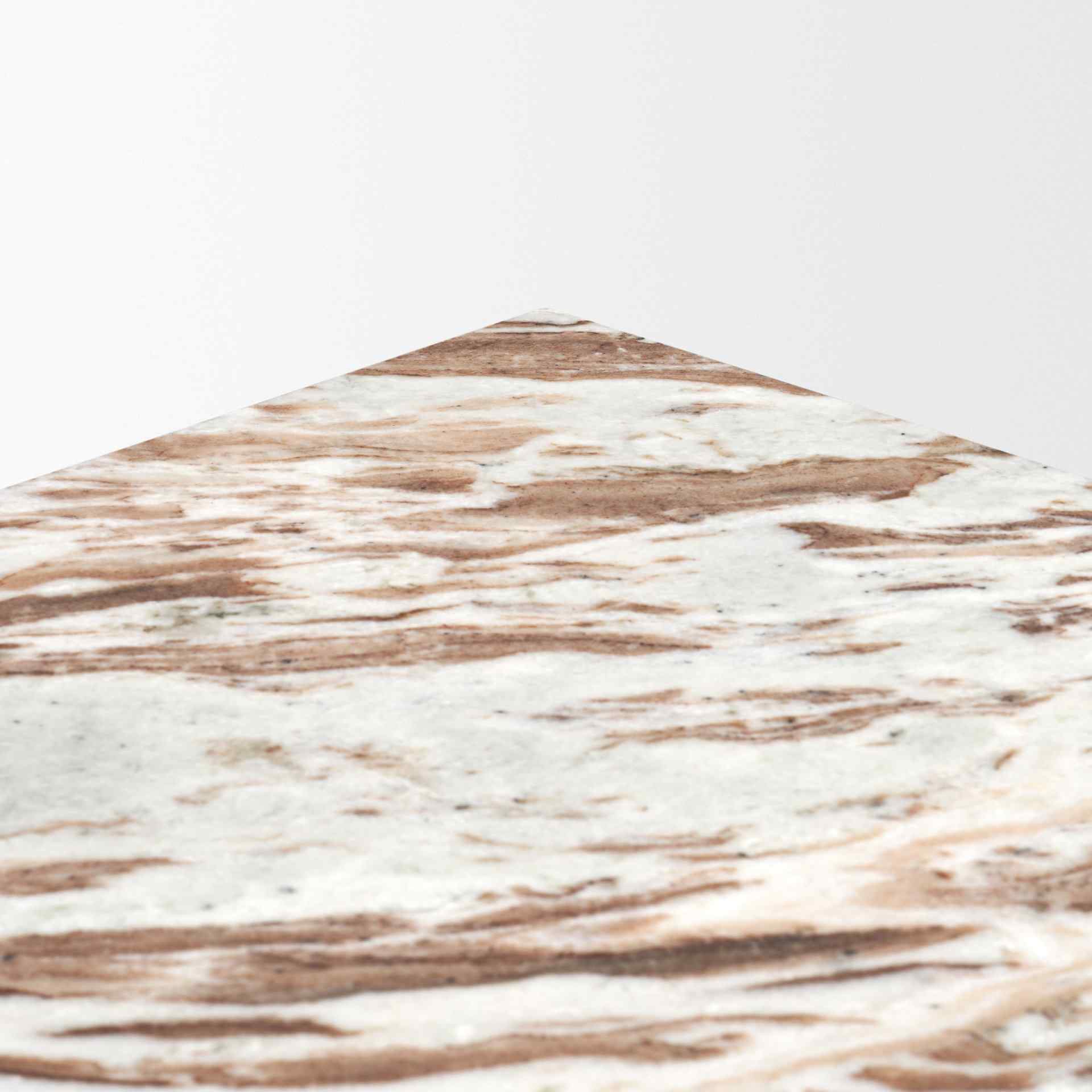 Mercana Matteo Solid Marble Square Side Table