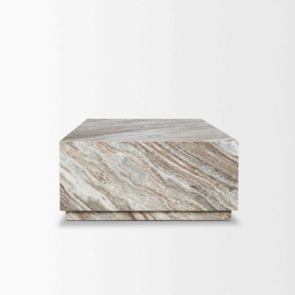 Mercana Matteo Solid Marble Rectangular Coffee Table