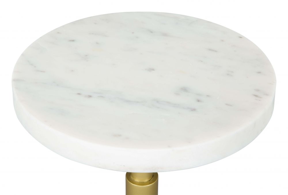 Zuo Modern Maurice Marble Top Round Side Table