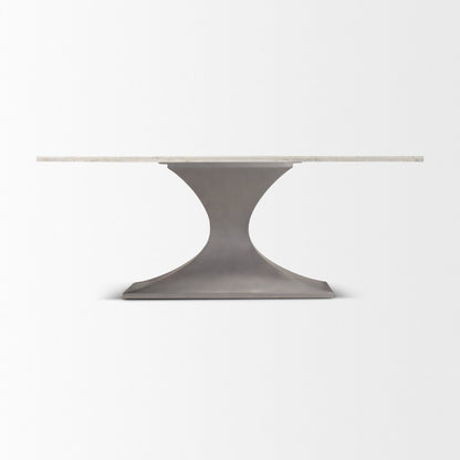 Mercana Maxton Marble Top Rectangular Dining Table